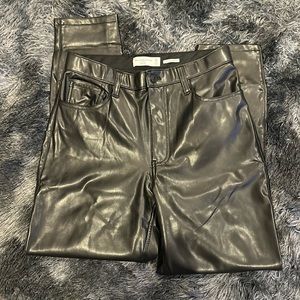 Abercrombie Vegan Leather Skinny